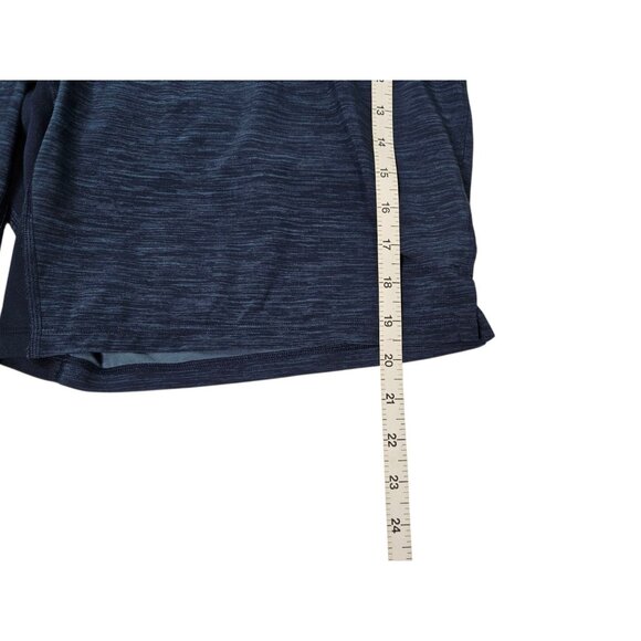 Lululemon T.H.E. Short Lined Men's XL Heatheres Blue Drawstring Athletic Shorts - Picture 11 of 12